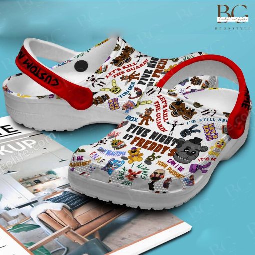 Five Nights At Freddy’s Personalized Crocs Clogs For Men Women and Kids