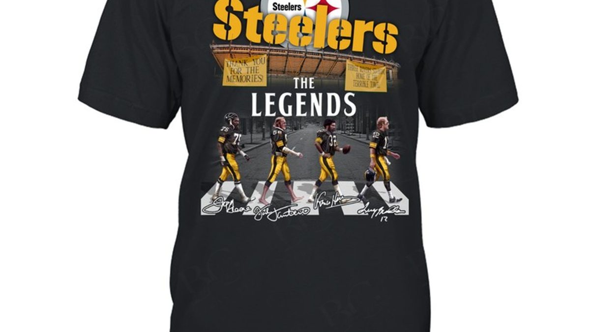 Pittsburgh Steelers The Legends Abbey Road Signatures Shirt - Peanutstee