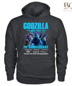 70 Years Of 1954 2024 Godzilla Thank You For The Memories Shirt, Sweatshirt Hoodie
