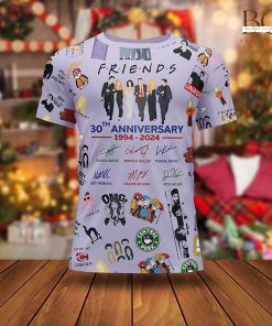 Friends 30 Years 1994 2024 Thank You For The Memories 3D Shirt