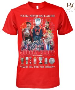 You’ll Never Walk Alone Jurgen Klopp 2015 2024 A Legend And A True Liverpool Fc Man Thank You Coach Klopp Shirt, Sweatshirt, Hoodie