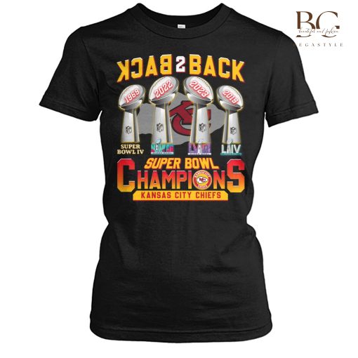 Kansas City Chiefs Back 2 Back Super Bowl Champions 69 22 23 19 Cup Shirt, Sweatshirt Hoodie