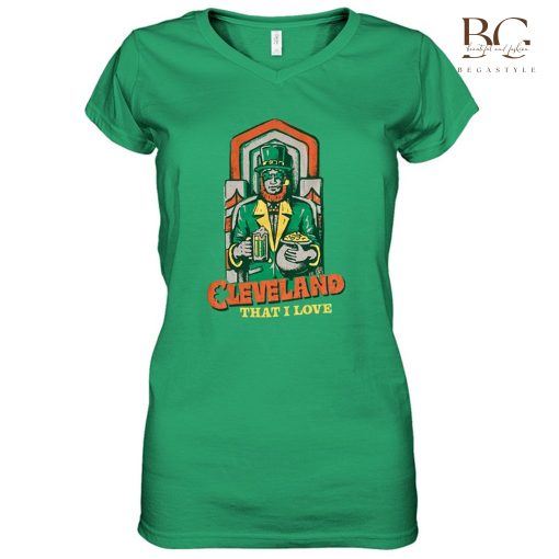 Green Colors Luck Of The Irish Guardian Cleveland That I Love St Patricks Day Vintage T-Shirt, Sweatshirt, Hoodie