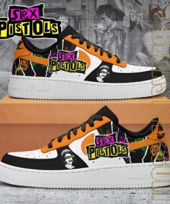 Sex Pistols Rock Band Air Force Sneakers Jordan Personalized Shoes