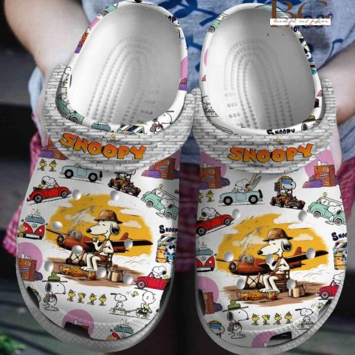 Snoopy And Woodstock Rupper Crocs Shoes