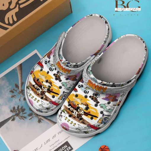 Snoopy And Woodstock Rupper Crocs Shoes