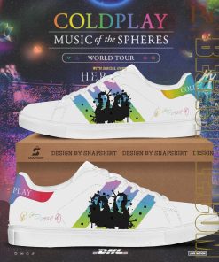The Coldplay  Stan Smith Colorful Signature Air Force Sneakers Jordan Personalized Shoes