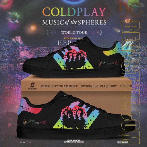 The Coldplay  Stan Smith Colorful Signature Air Force Sneakers Jordan Personalized Shoes