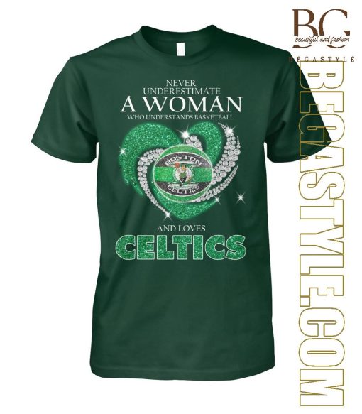 A Woman Who Loves Boston Celtics T-Shirt