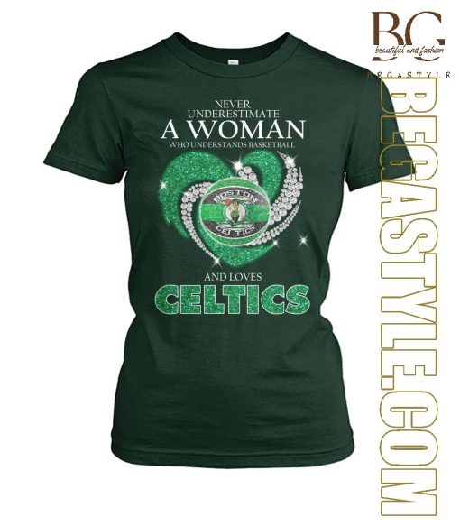 A Woman Who Loves Boston Celtics T-Shirt