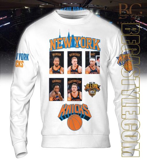 All In All One Knicks, New York Knicks Basketball Players Names T-Shirt