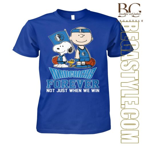 Charlie Brown Snoopy and Woodstock Mavericks T-Shirt