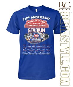 Chicago Cubs Stadium Baseball 110th Anniversary 1914-2024 T-Shirt