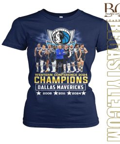Dallas Mavericks 2024 Western Conference Champions T-Shirt