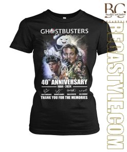 Ghostbusters 40th Anniversary 1984 – 2024 Thank You For The Memories T-Shirt