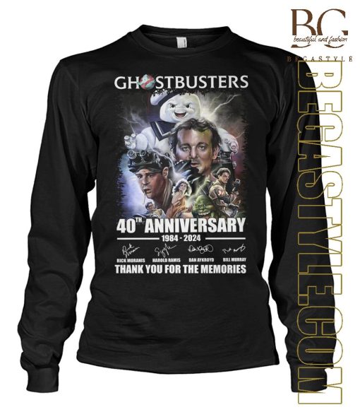 Ghostbusters 40th Anniversary 1984 – 2024 Thank You For The Memories T-Shirt