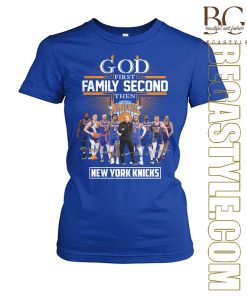 God First Family Second Then New York Knicks 2024 Champions T-Shirt