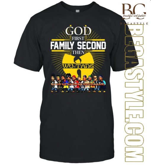 God Frist Family Secon Then Wu-Tang Clan T Shirt