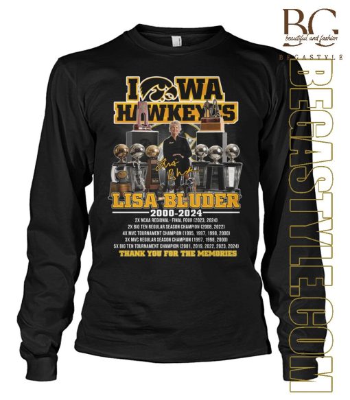 Iowa Hawkeyes Lisa Bluder Spouse 2024 T-Shirt