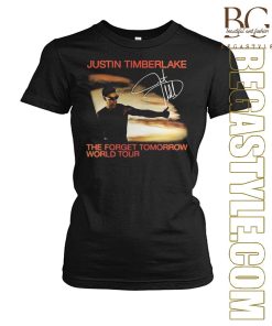 Justin Timberlake The Forget Tomorrow World Tour Signature T-Shirt