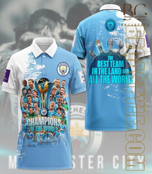 Manchester City Premier League Champions 2023-2024 3D T-Shirt