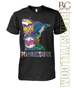 Minnesota Twins Logo Map T-Shirt