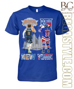 New York Knicks,  New York Rangers Fan T-Shirt
