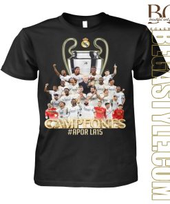 Real Madrid Apor La15 Campeones T-Shirt