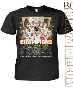 Real Madrid CF Champions Laliga 2023-2024 T-Shirt