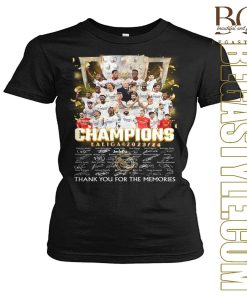 Real Madrid CF Champions Laliga 2023-2024 T-Shirt