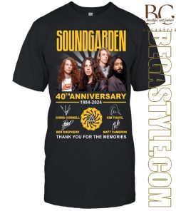 Soundgarden 40th Anniversary 1984 2024 T-Shirt
