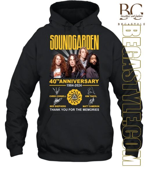 Soundgarden 40th Anniversary 1984 2024 T-Shirt