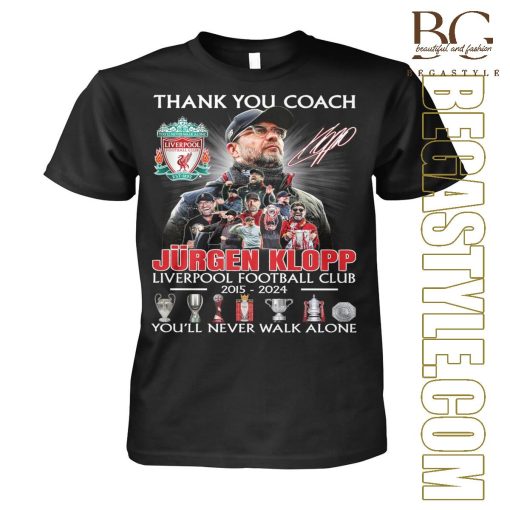 Thank You Coach Jurgen Klopp Liverpool Football T-Shirt