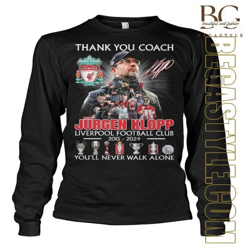 Thank You Coach Jurgen Klopp Liverpool Football T-Shirt