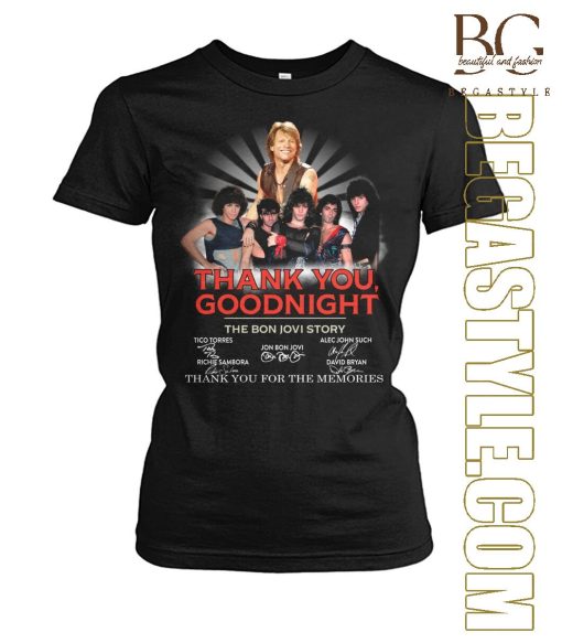 Thank You, Goodnight_ The Bon Jovi Story 2024 T-shirt