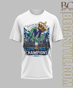 Western Conference Champions 2023-2024 Dallas Mavericks NBA T-Shirt