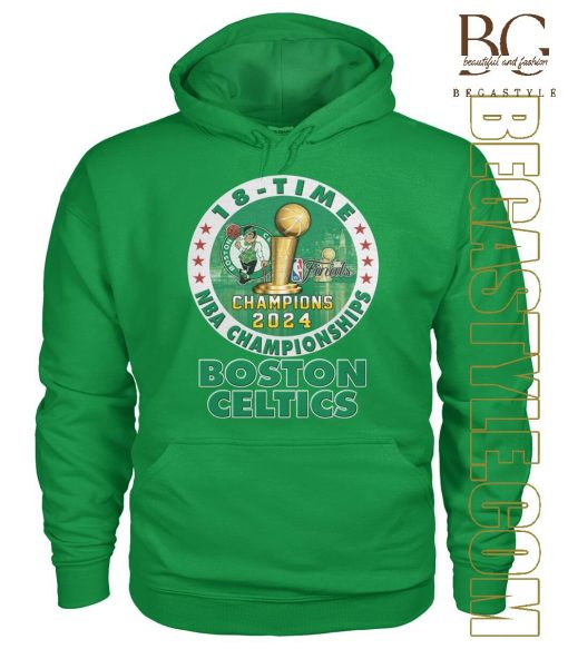 18-Time Boston Celtics 2024 NBA Championship T-Shirt