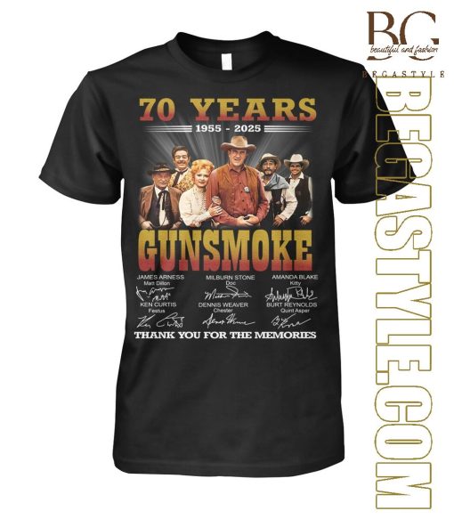 70 Years Gunsmoke Movie T-Shirt