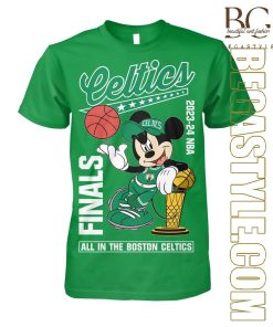 Mickey Mouse Boston Celtics 2023-2024 Finals Champions T-Shirt