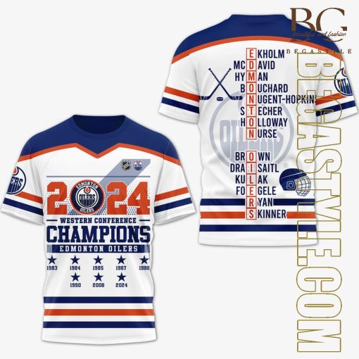 NHL Western Conference Champions Edmonton Oilers T-Shirt