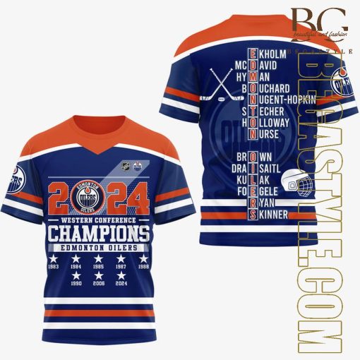 NHL Western Conference Champions Edmonton Oilers T-Shirt