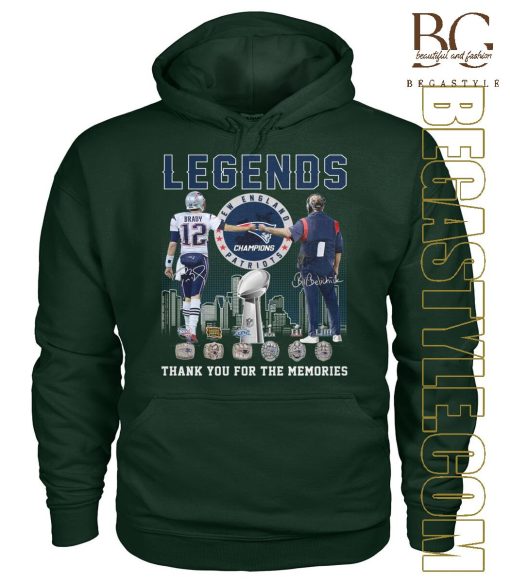 New England Patriots Legends Thank You For The Memories T-Shirt