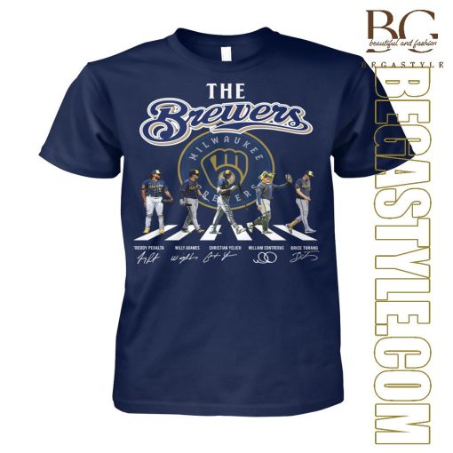 The Brewers Abbey Road Signatures T-Shirt