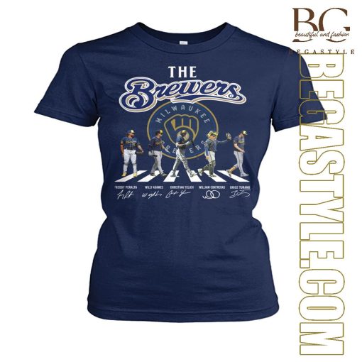 The Brewers Abbey Road Signatures T-Shirt