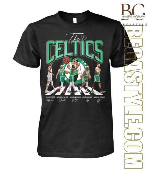 The Celtics Stars Player Abbey Road T-Shirt