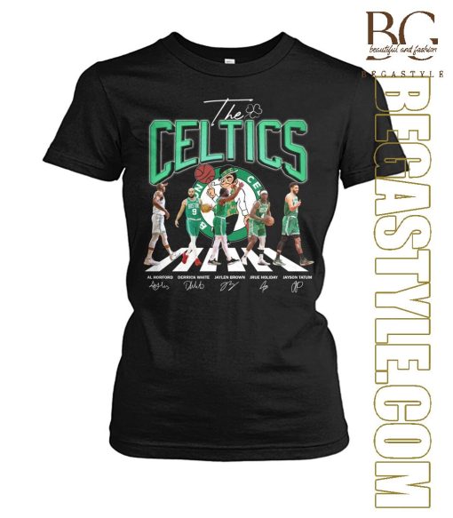 The Celtics Stars Player Abbey Road T-Shirt