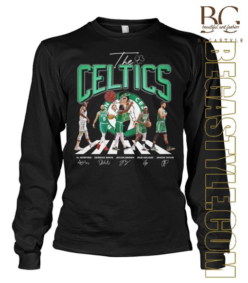 The Celtics Stars Player Abbey Road T-Shirt