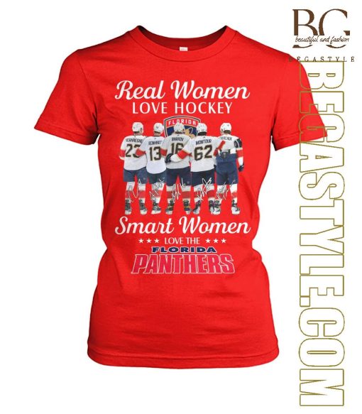Women Love Hockey The Florida Panthers Team T-Shirt