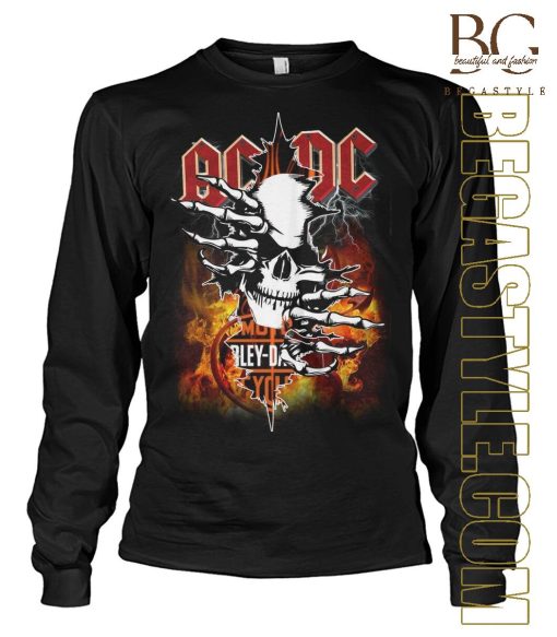 ACDC Music Band Harley Davidson T-Shirt