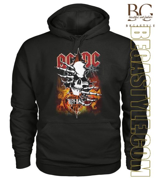 ACDC Music Band Harley Davidson T-Shirt